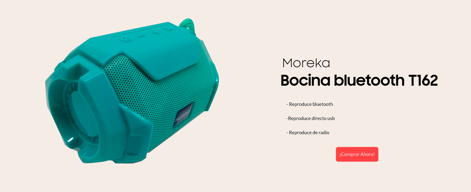 Moreka Bocina bluetooth T162